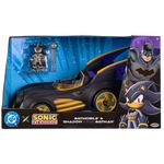 Figura de Acción Articulada Sonic DC Comics Shadow Batman con Batimóvil