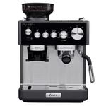 Cafetera de Espresso Perfect Brew de 15 Bar con Molinillo y Vaporizador