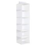 Organizador Colgante para Clóset con 6 Divisiones de Tela para Ropa y Accesorios - Color Surtido