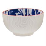 Tazón Pequeño Blue Indigo en Cerámica de 4.5 Plg - Diseños Surtidos Azul y Blanco