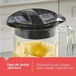 Licuadora Ice Crush 8 Velocidades con Jarra de Vidrio de 1.25 Litros 700 W Color Gris