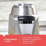 Licuadora Ice Crush 8 Velocidades con Jarra de Vidrio de 1.25 Litros 700 W Color Gris