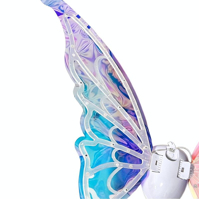 Alas de Mariposa Infantiles con Luces LED Fantasía Multicolor