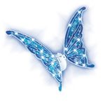 Alas de Mariposa Infantiles con Luces LED Fantasía Snow Spirit Color Azul