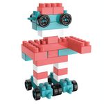 Bloques de Construcción Infantil en Forma de Cohete 195 Piezas Colores Surtidos