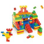 Bloques de Construcción Infantil en Caja con Asa Color Rojo para Niño 230 Piezas