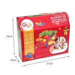 Bloques de Construcción Infantil en Caja con Asa Color Rojo para Niño 230 Piezas