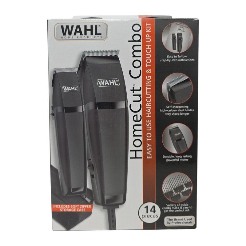 Kit de Corte de Cabello Wahl Homecut 14 Piezas con Recortadora