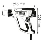 Pistola De Calor Bosch 2.000 W Ghg 20-63 - Bosch