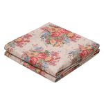 Mantel Rectangular con Estampado Flores de 140 x 240 cm