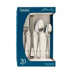 Set de Cubiertos Atlantis de 20 Piezas de Acero Inoxidable 18/0