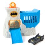 Set de Juego DC Batman Mini Cueva con Batimóvil Lanzador