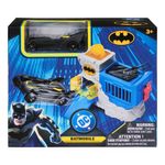 Set de Juego DC Batman Mini Cueva con Batimóvil Lanzador