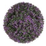 Esfera Artificial de Boj Morada 25 cm para Centros de Mesa y Maceteros Decorativos