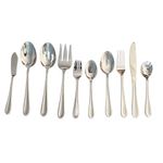 Set de Cubiertos Luxury con 45 Piezas de Acero Inoxidable 18/0