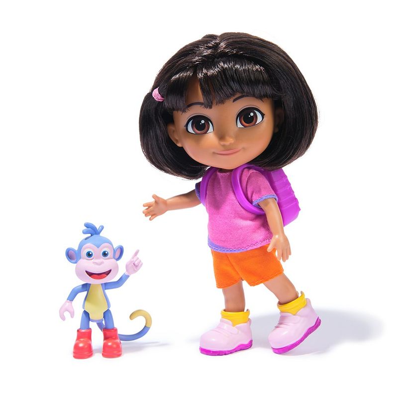 Set Mejores Amigos Muñeca Dora y Botas con Mochila y Accesorios