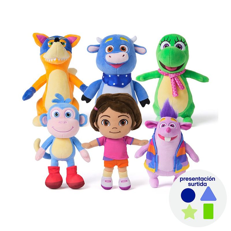 Peluche Infantil Dora y Sus Amigos Personajes Surtidos