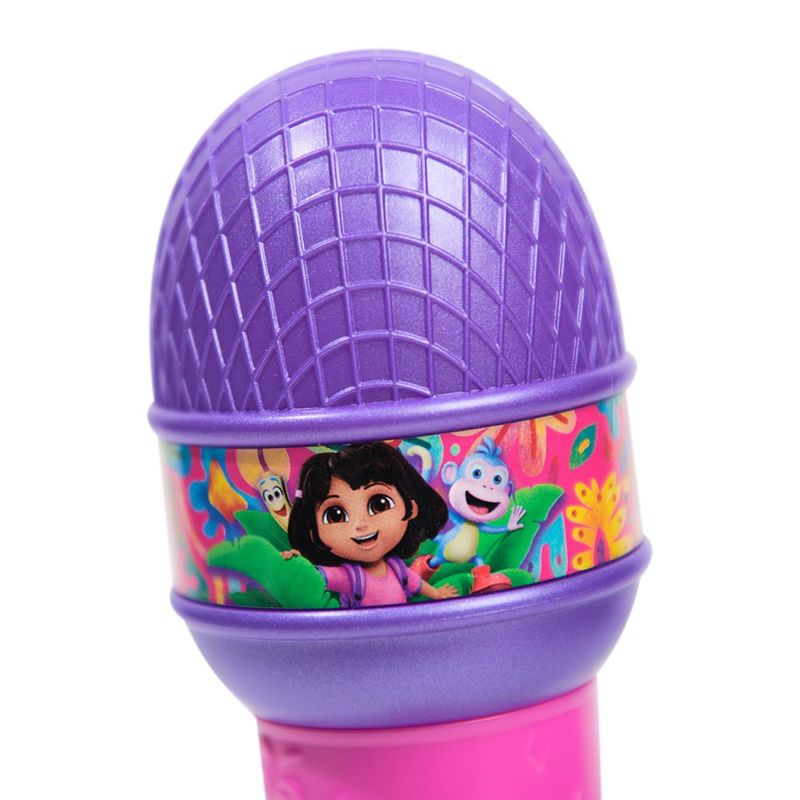Micrófono Infantil Dora Ritmos Selváticos con Sonidos y Canciones