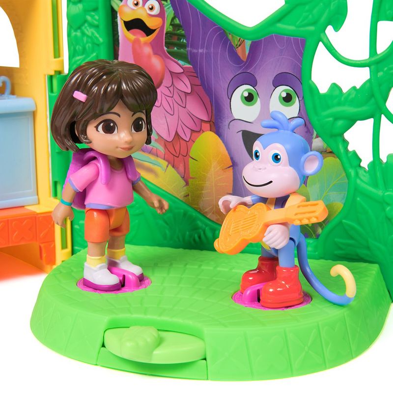 Set Dora Casita Selvática Explora y Juega con Muñecos y Accesorios