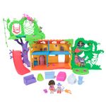 Set Dora Casita Selvática Explora y Juega con Muñecos y Accesorios
