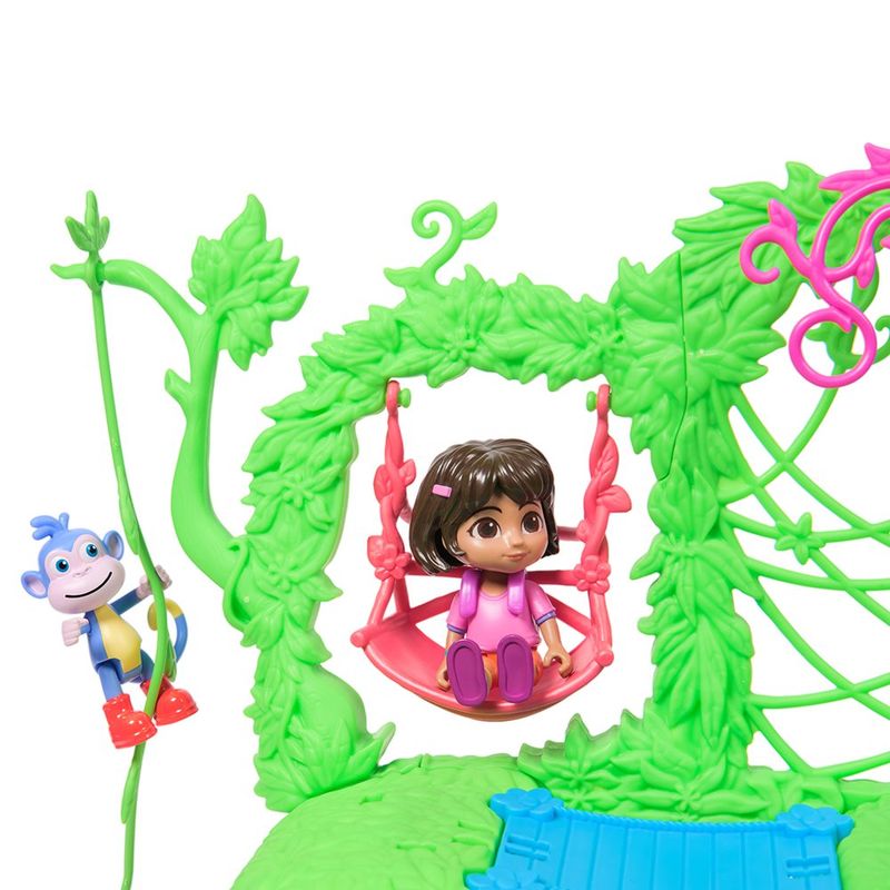 Set Dora Casita Selvática Explora y Juega con Muñecos y Accesorios