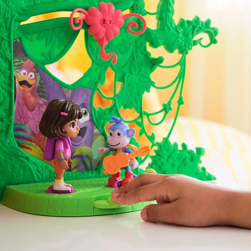 Set Dora Casita Selvática Explora y Juega con Muñecos y Accesorios