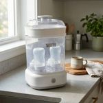 Esterilizador Eléctrico para 5 Pachas Color Blanco