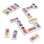 Juego de Dominó Dora de 28 Piezas con Estuche Metálico para 2-4 Jugadores