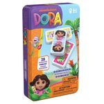 Juego de Dominó Dora de 28 Piezas con Estuche Metálico para 2-4 Jugadores