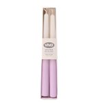 Set de 4 Velas de Mesa de 24 cm en Tonos Cálidos - Colores Surtidos