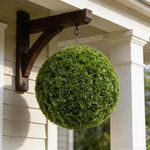 Esfera Artificial de Cedro Verde de 22 cm para Decoración de Macetas y Centros de Mesa Modernos