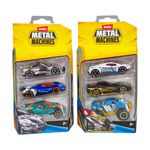 Set de 3 Vehículos Coleccionables Metal Machines Escala 1:64 - Presentación Surtida
