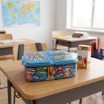 Contenedor para Alimentos Italian Brainrot con 3 Compartimentos 19.5 x 16.5 x 6.7 cm Multicolor