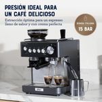 Cafetera de Espresso Perfect Brew de 15 Bar con Molinillo y Vaporizador
