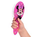 Cepillo para Cabello Minnie Mouse de Plástico con Cerdas Suaves para Uso Diario Color Rosado