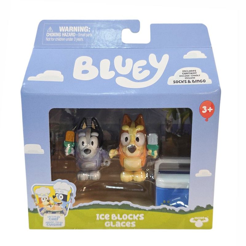 Set de 2 Figuras Bluey Spring Time - Presentación Surtida