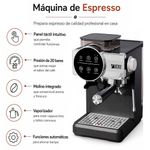 Máquina de Espresso de 20 Bares con Molino Integrado y Vaporizador