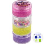 Slime con Bolitas Glitter de 10.5 x 5 cm - Colores Surtidos