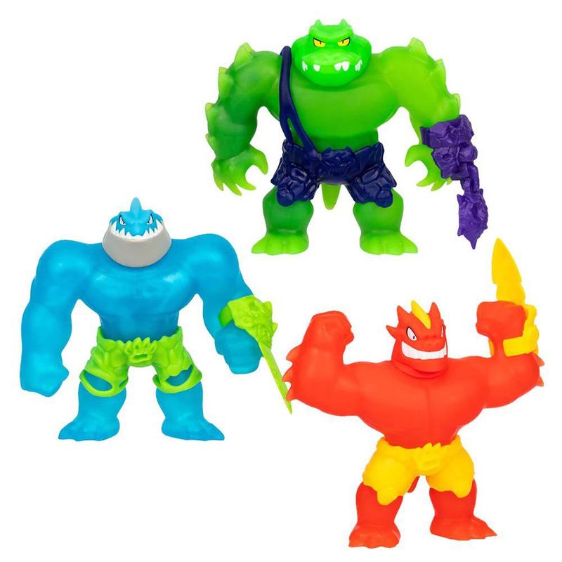 Figura Elástica Goo Jit Zu Meteor Madness Blazagon con Accesorio - Presentación Surtida