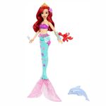 Muñeca Ariel La Sirenita con Amigos del Mar y Accesorios de Agua