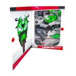Figura de Motocicleta a Escala 1:12 Assembly Line de Metal para Armar - Presentación Surtida