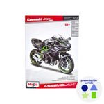 Figura de Motocicleta a Escala 1:12 Assembly Line de Metal para Armar - Presentación Surtida