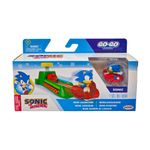 Set Sonic Go-Go Racers con Mini Lanzador y Figura Metal Sonic - Presentación Surtida