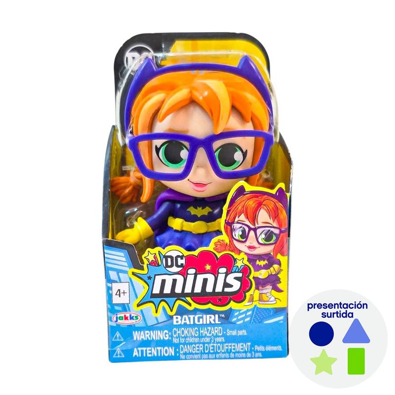 Figura DC Minis de 3 Plg Articulada - Presentación Surtida