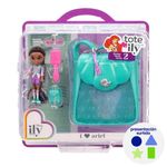 Mini Mochila Disney Tote-ily Teenies Serie 2 con Muñeca y Accesorios - Presentación Surtida