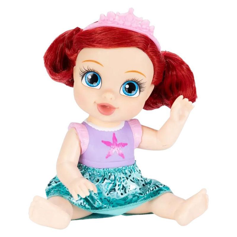 Muñeca Bebé Disney Princess de 13 Plg con Falda y Tiara - Presentación Surtida