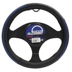 Cubre Volante para Auto Premium Sport Negro con Azul