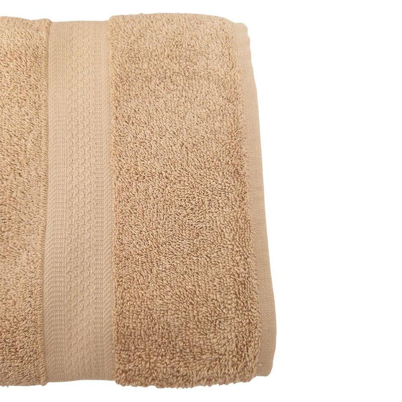 Toalla de Playa Algodón Color Beige Camel