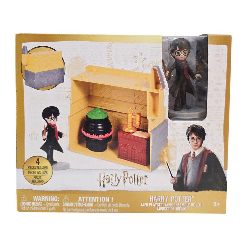 Mini Set de Juego Harry Potter Aula de Pociones de Hogwarts con Figura y Accesorios