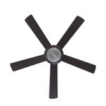 Ventilador de Techo con Luz de 54 Plg con 5 Aspas 48W Color Café Oscuro
